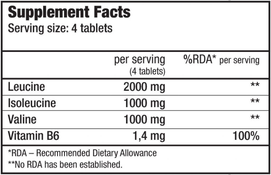 <tc>BioTech USA</tc> BCAA + B6 340 tabletta.