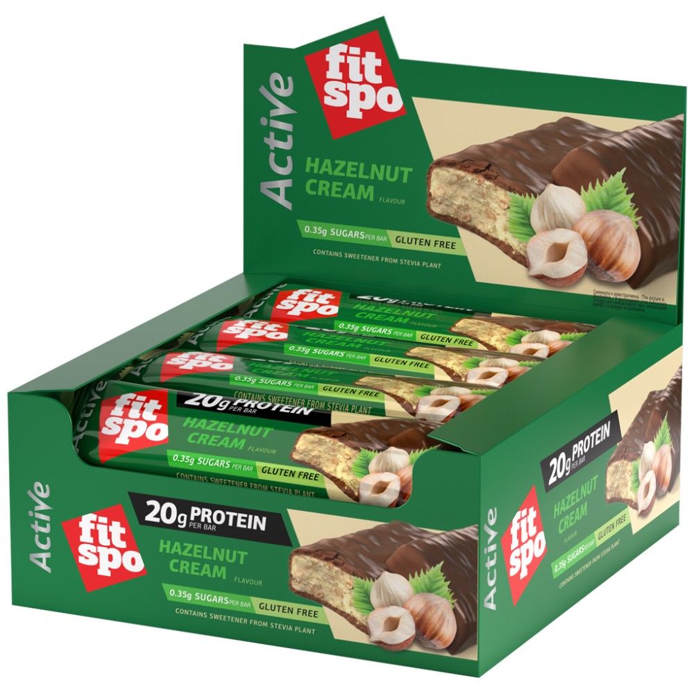 Active Bar Hazelnut – 12 x 60 g - Nutra Best Europe