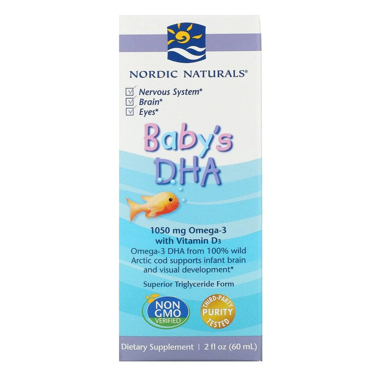 Baba DHA | 1050mg Omega-3 D-vitaminnal - 60 ml