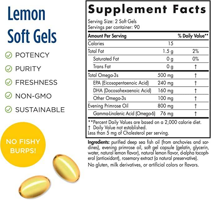 Kiegyensúlyozott Omega - 180 Softgels