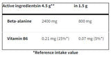 Beta-Alanine Endurance Sport Powder | B6-vitaminnal - 240 gramm