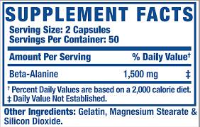 Beta-Alanine XS - 100 kapszula