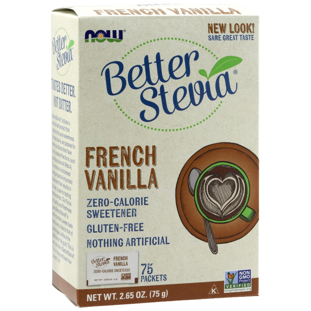 Jobb Stevia® csomagok | Francia vanília - 75 csomag