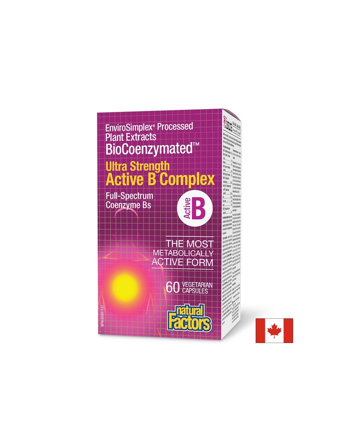 BioCoenzymated™ Active B-Complex Ultra Strength, 60 V-os kapszulák