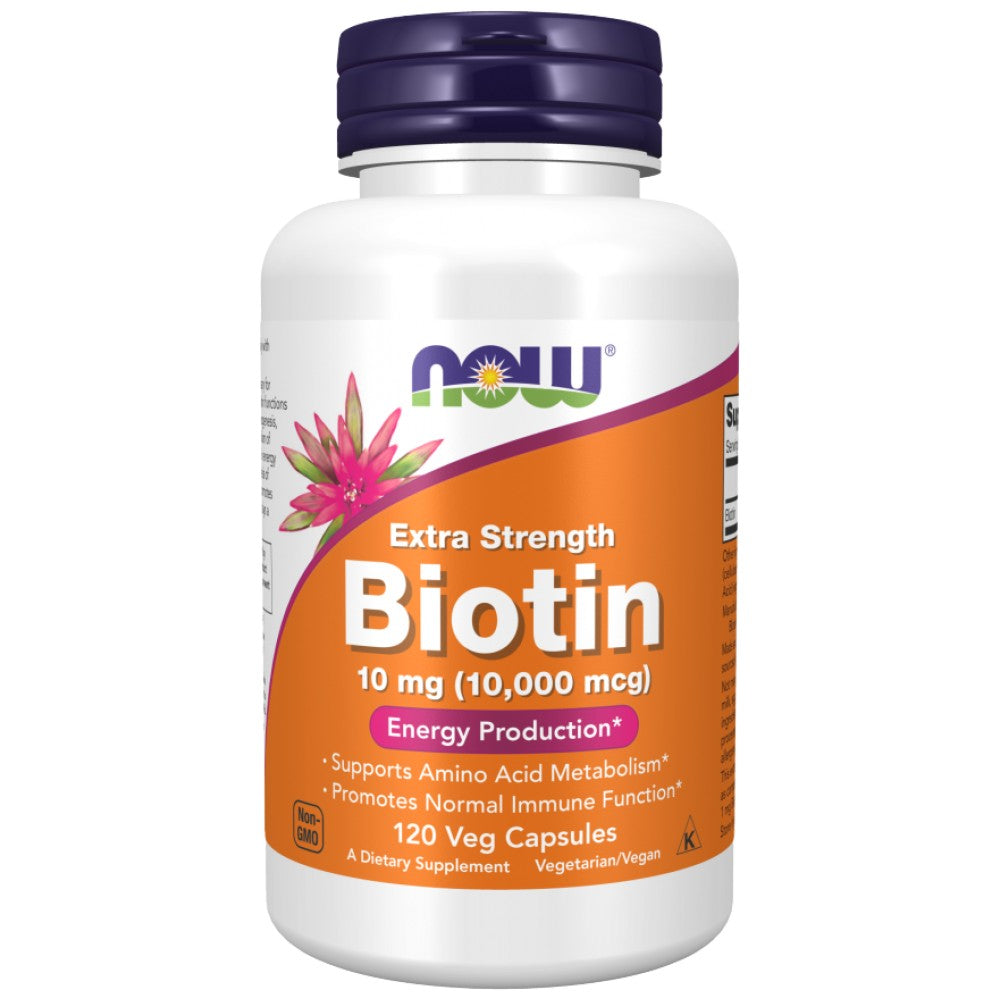 Biotin 10000 mcg/Extra Strength - 120 kapszula