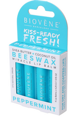 Lip balm with beeswax and mint – freshness and protection - 4 pieces - Nutra Best Europe