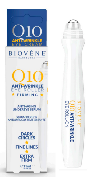 Anti-wrinkle roller with Q10 for the eye area - 15 ml - Nutra Best Europe