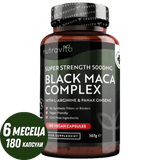 Fekete Maca Gyökér Komplex 5000mg /180 kapszula, 180 nap/ <tc>Nutravita</tc>