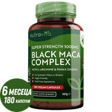 Fekete Maca Gyökér Komplex 5000mg /180 kapszula, 180 nap/ <tc>Nutravita</tc>