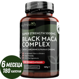 Fekete Maca Gyökér Komplex 5000mg /180 kapszula, 180 nap/ <tc>Nutravita</tc>