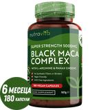 Fekete Maca Gyökér Komplex 5000mg /180 kapszula, 180 nap/ <tc>Nutravita</tc>