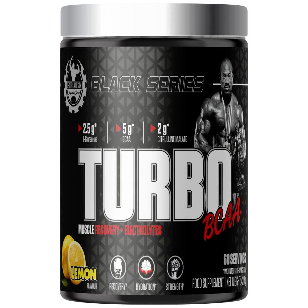 Fekete sorozat | Turbó BCAA izomregeneráció & Elektrolitok - 420 gramm