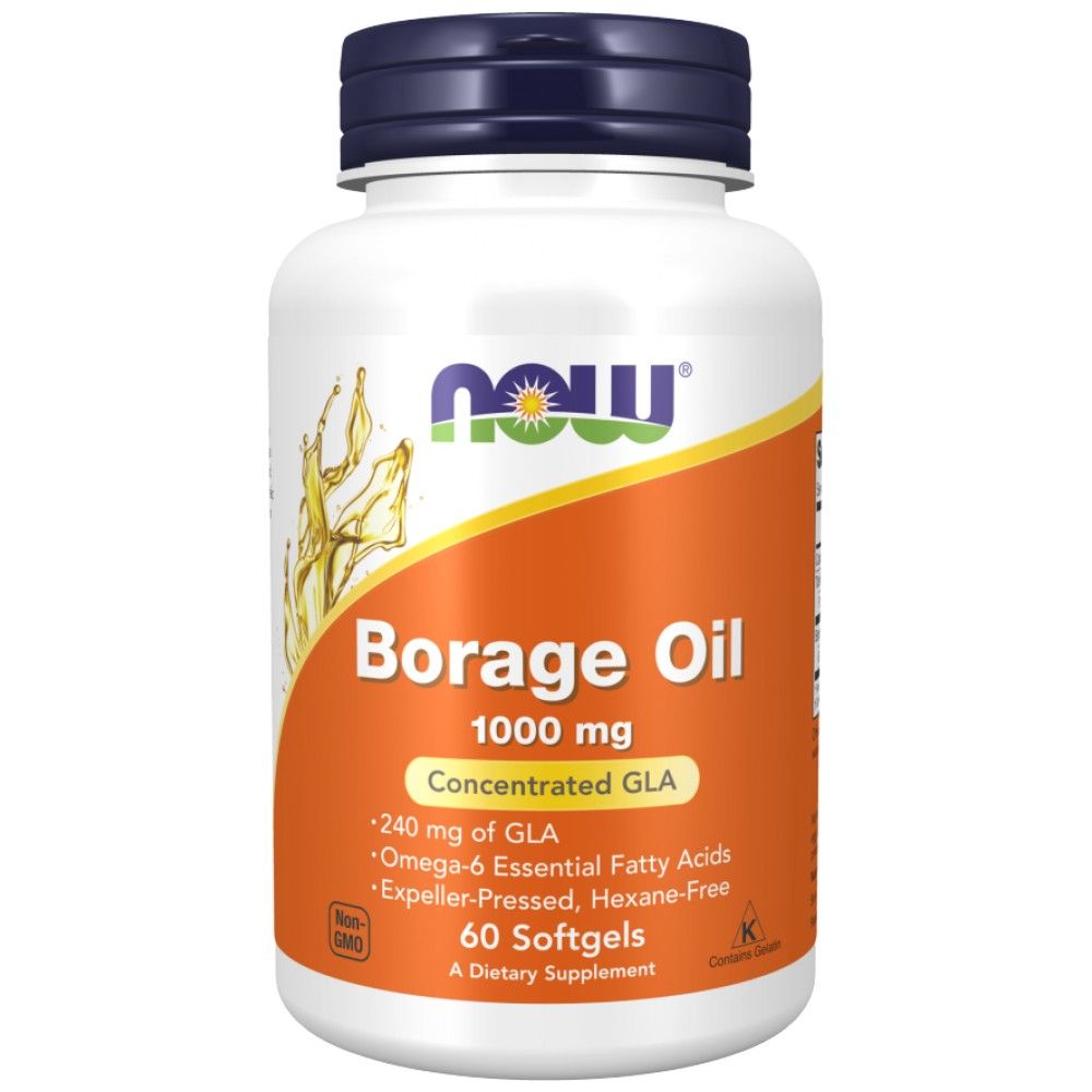 Borágóolaj 1000 mg - 60 gél kapszula