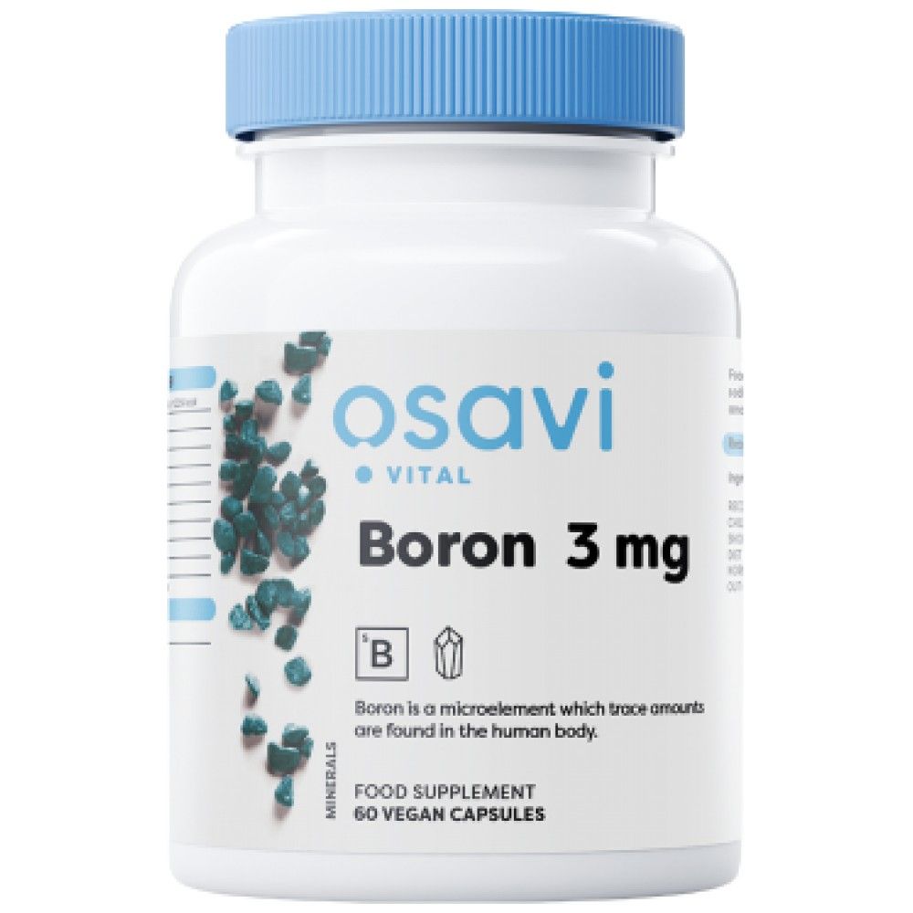 Bór 3 mg - 60 kapszula