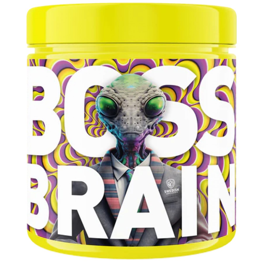 Boss Brain | Nootropikus hatású Bacopa és Rhodiola tartalmú & Oroszlánsörény - 225 gramm