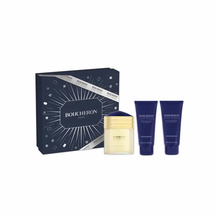 <tc>BOUCHERON</tc> Homme Eau De Parfum spray 100 ml készlet 3 részes