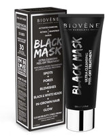 Deep cleansing black mask with activated charcoal - 100 ml - Nutra Best Europe