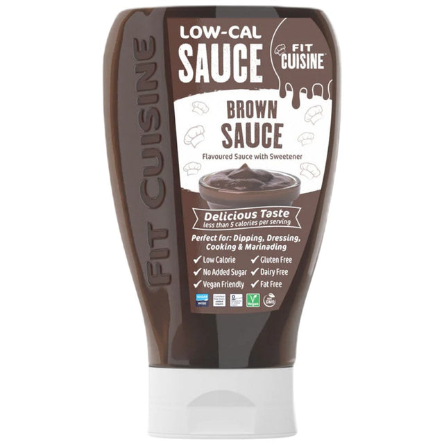 Fit Cuisine Low-Cal Sauce | Brown - 425 ml - Nutra Best Europe