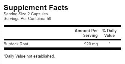 Bojtorján gyökér 460 mg - 100 kapszula