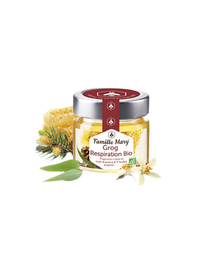 Grog Respiration Bio / Grog for the respiratory system (with acacia honey and 4 essential oils) 100 g Famille Mary - Nutra Best Europe
