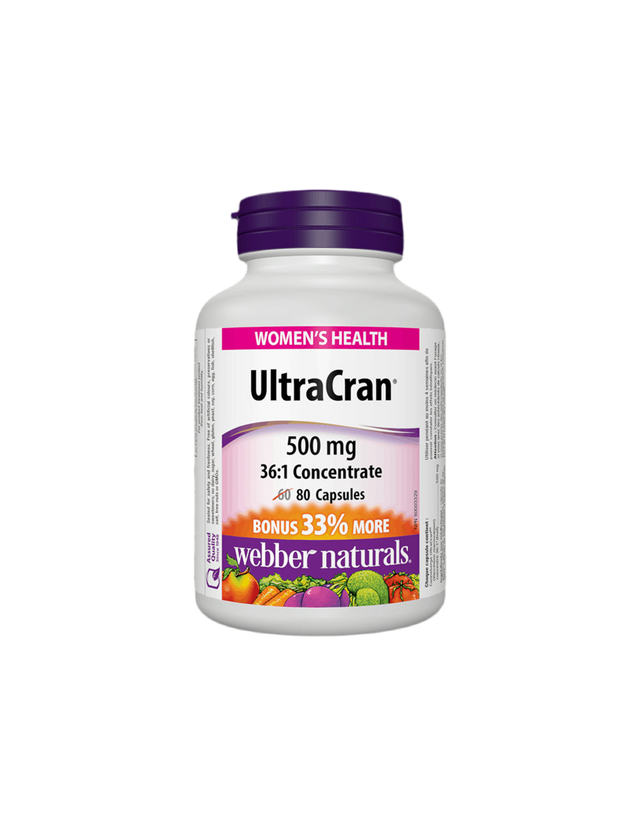 UltraCran® / Cranberry 36:1 Concentrate 500 mg x 80 capsules - Nutra Best Europe