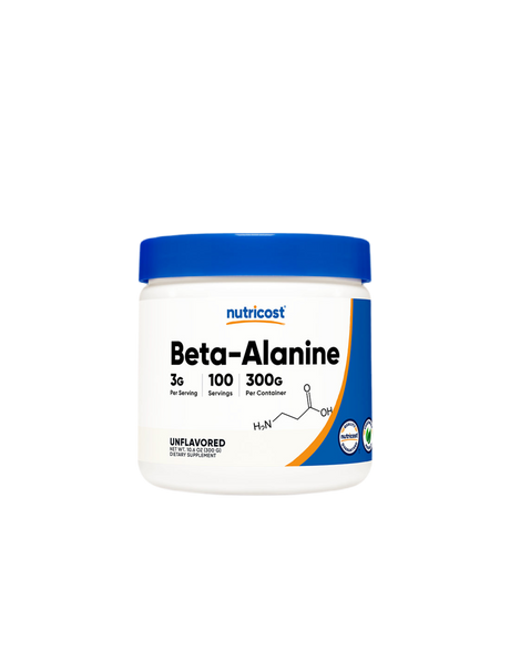 Strength and endurance - Beta-Alanine, 300 g Nutricost powder - Nutra Best Europe
