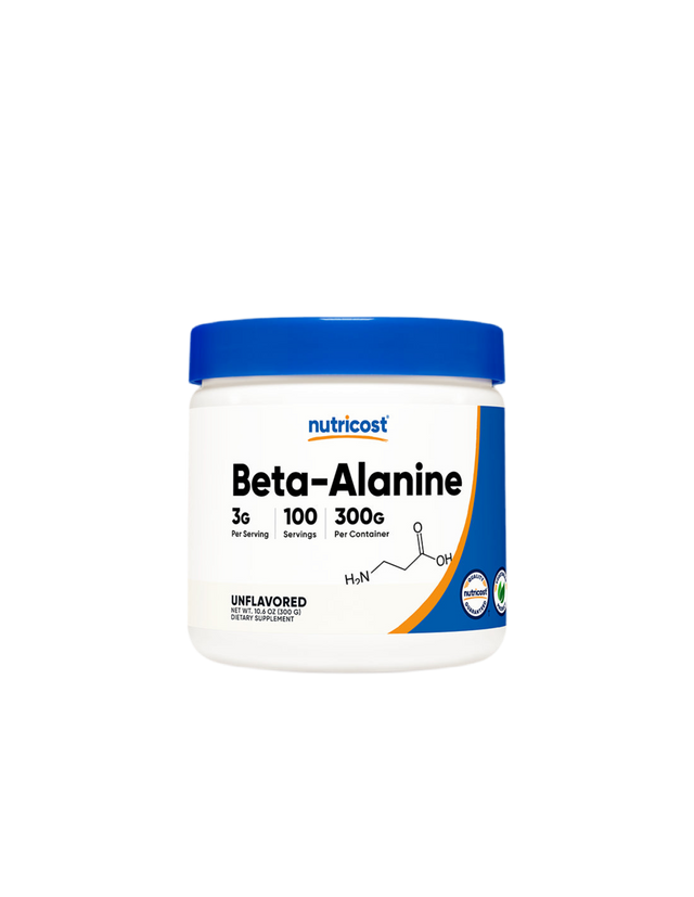 Strength and endurance - Beta-Alanine, 300 g Nutricost powder - Nutra Best Europe