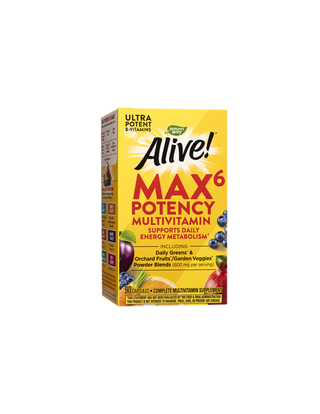 Alive! Max6 Daily Multi - 90 capsules - Nutra Best Europe