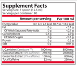 <tc>Pure Nutrition</tc> - CARNI MAX FOLYÉKONY GUARANÁVAL ÉS ZÖLD TEÁVAL - 1000 ML