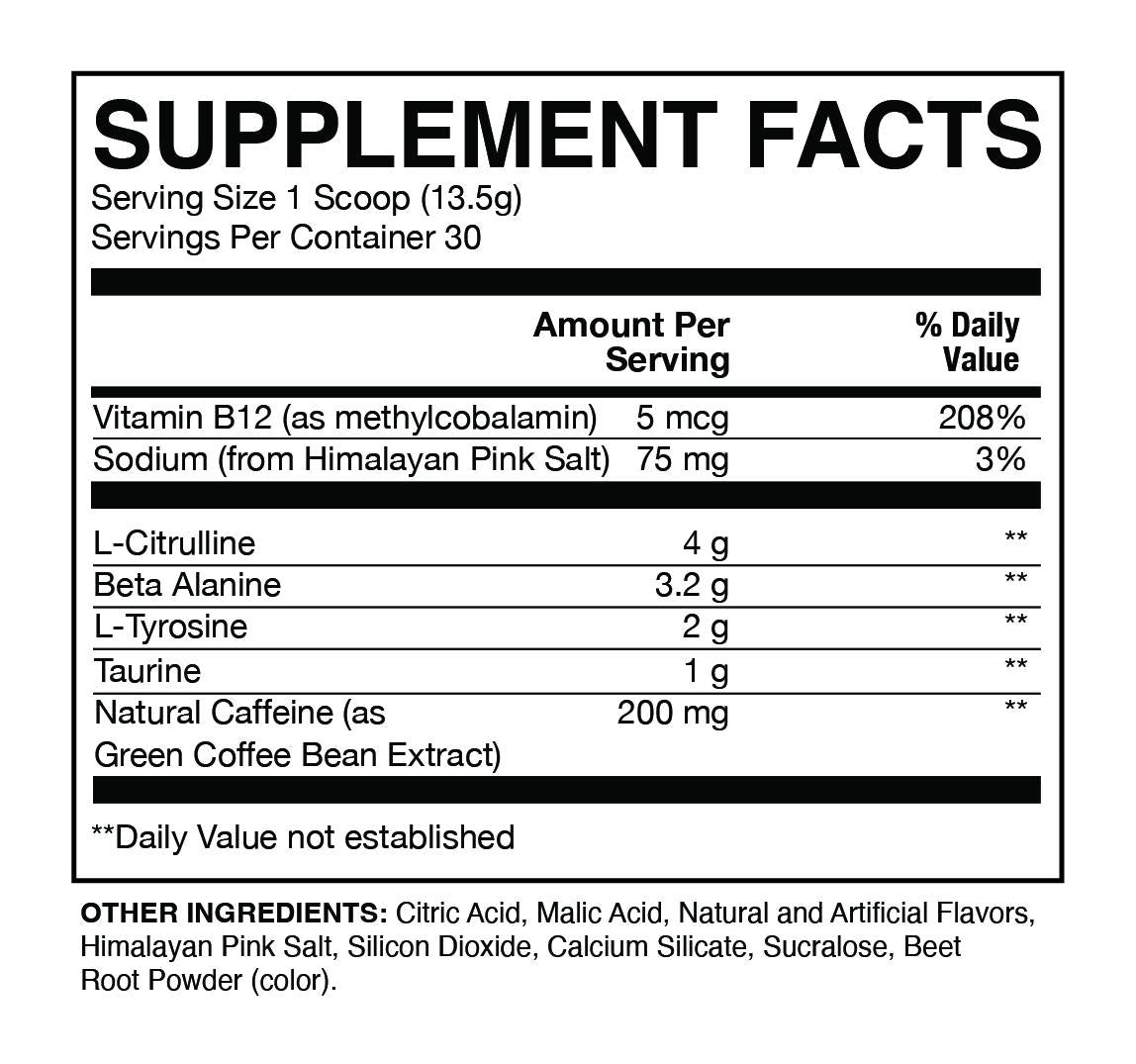CBUM Essential Pre | természetes koffeinnel - 405 gramm