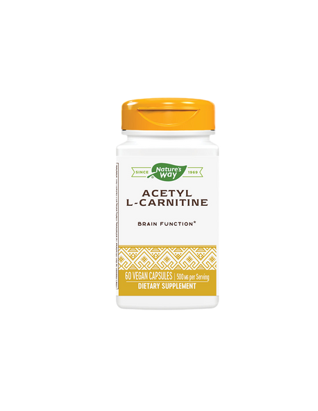 Acetyl L-Carnitine 500 mg - 60 capsules - Nutra Best Europe