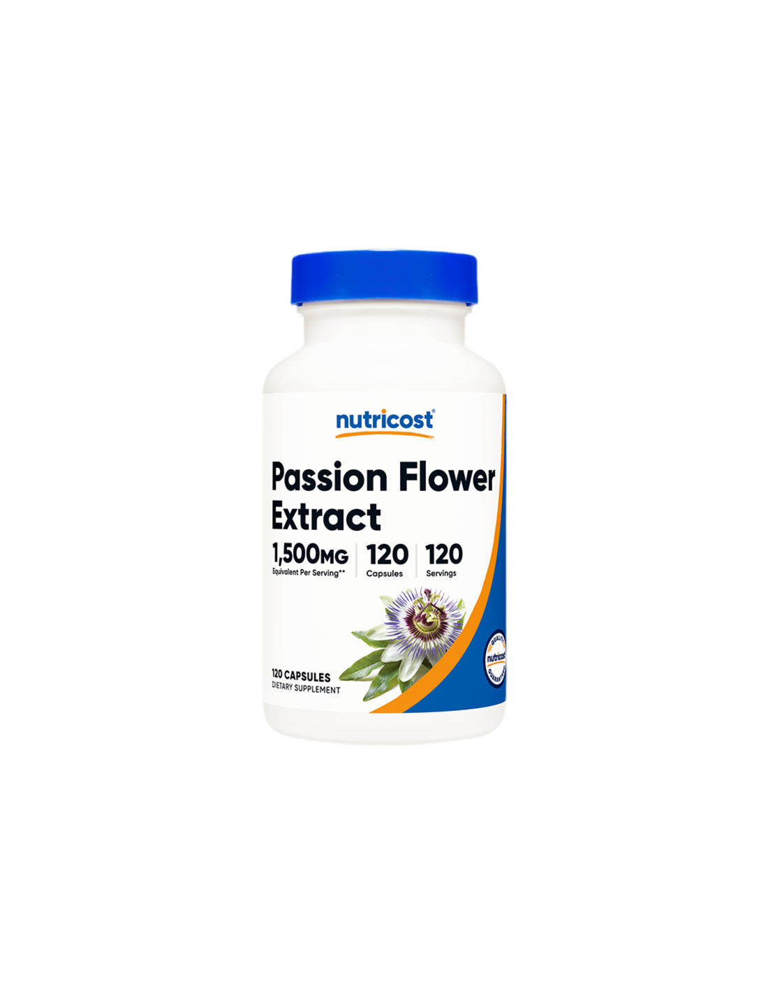 Stress and tension - Passiflora (Passion Flower Extract), 375 mg x 120 capsules Nutricost - Nutra Best Europe