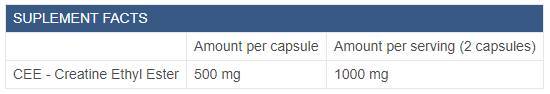 CEE 1000/Creatine Etil Ester 120 kapszula