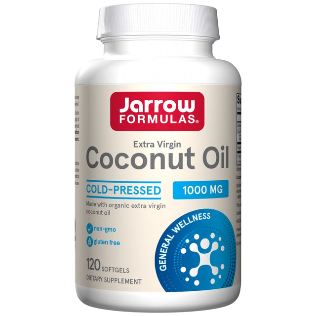 Coconut Oil (Extra Virgin) 1000 mg - 120 Gel capsules - Nutra Best Europe