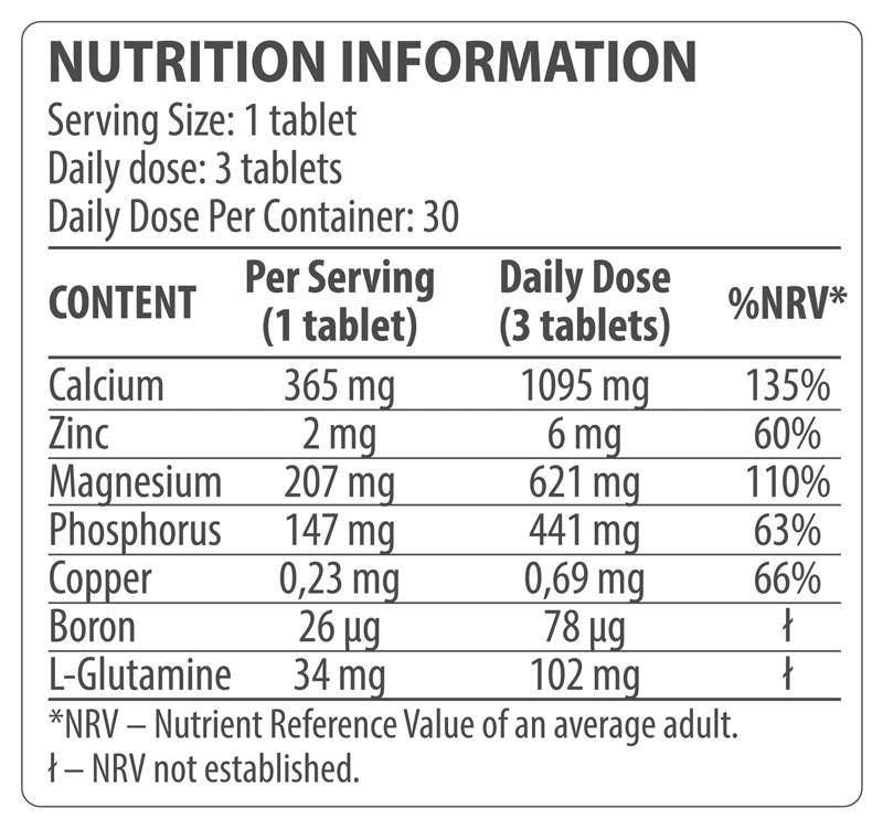 Ca Mg Zn | Kalcium + Magnézium + Cink formula - 90 tabletta