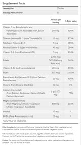 Kalcium-magnézium B-komplexszel & C-vitamin | Stressz Formula - 100 Tabletta