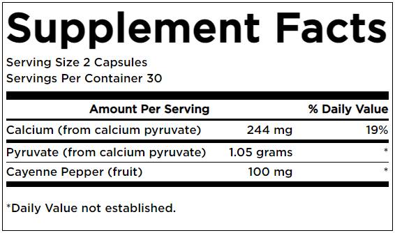 Calcium Pyruvate Energy Formula 60 kapszula