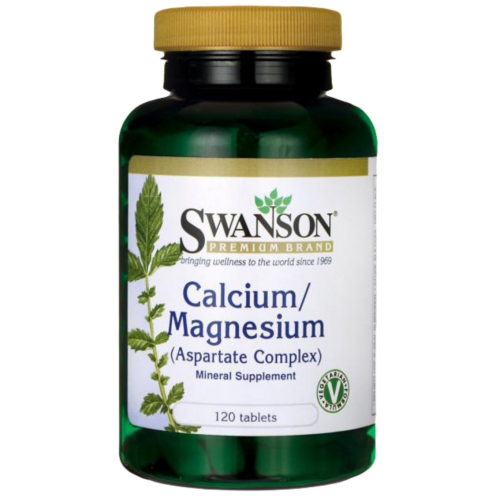 Calcium and Magnesium (Aspartate Complex) 120 Tablets - Nutra Best Europe