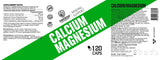 Calcium + Magnesium - 120 capsules - Nutra Best Europe