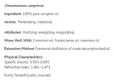 Kámfor olaj | 100% tiszta cinnamomum kámfora - 30 ml