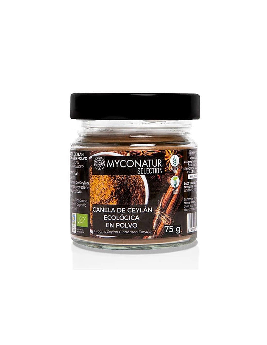 Bio ceyloni fahéjpor - Canela de Ceylan, Bio, 90 g <tc>Myconatur</tc>