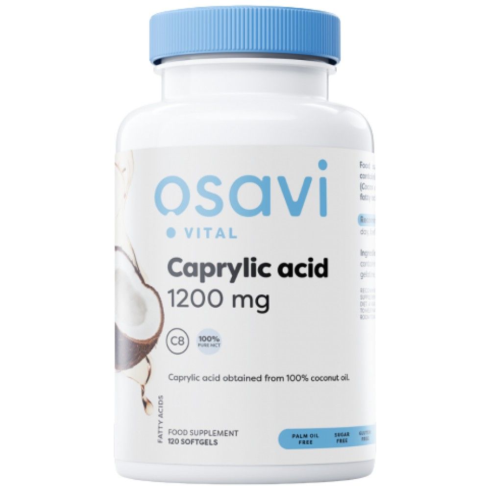 Kaprilsav 1200 mg - 120 gél kapszula