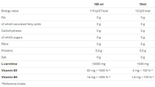 Karnitin 100 000 - 1000 ml