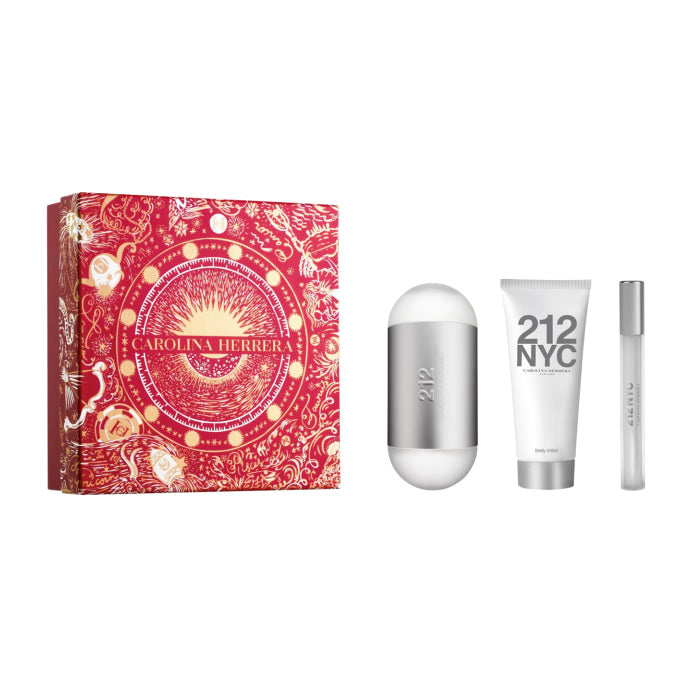<tc>CAROLINA HERRERA</tc> 212 Nyc Eau De Toilette Spray 100ml Szett 3 Részes Karácsony 2023