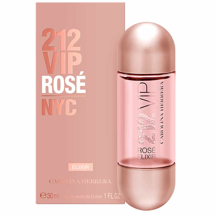<tc>CAROLINA HERRERA</tc> 212 Vip Rosé Elixir Eau De Parfum spray 30ml