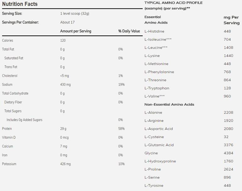 Csirkeprotein csontleves - 544 gramm