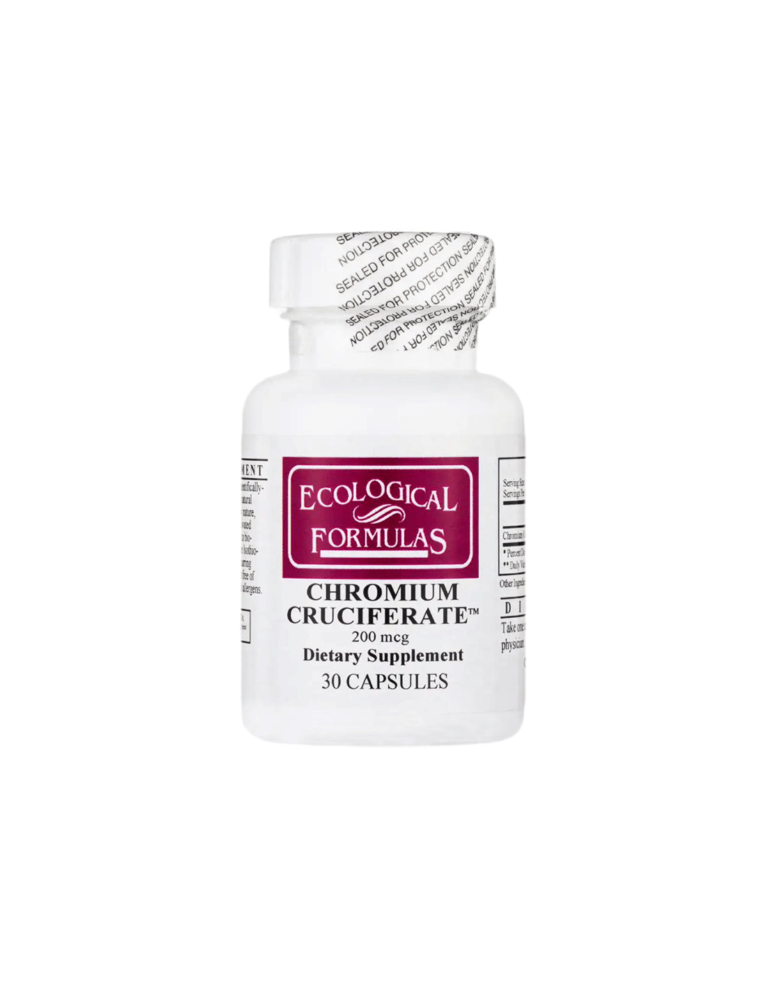 Chromium Cruciferate/Chrome, 200 µg, 30 kapszula Ökológiai formulák