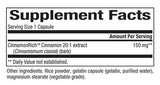 Fahéj kivonat 150 mg 60 kapszula