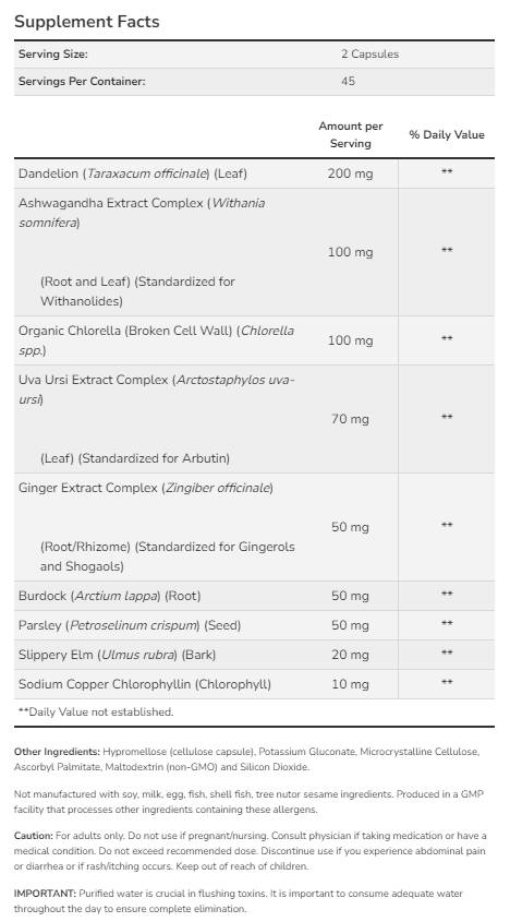 Tisztít & Méregtelenítés | Máj & Vese támogató - 90 kapszula