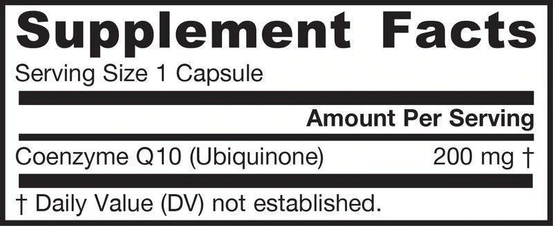 Co-Q10 (Ubiquinone) 200 mg - 60 kapszula